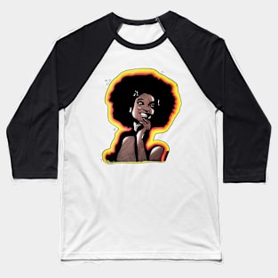 Retro Lady Baseball T-Shirt